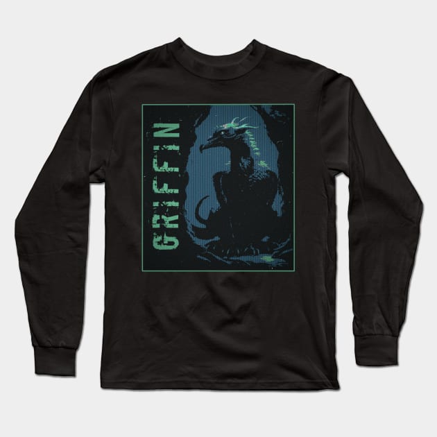 Griffin design Long Sleeve T-Shirt by dystopiaz